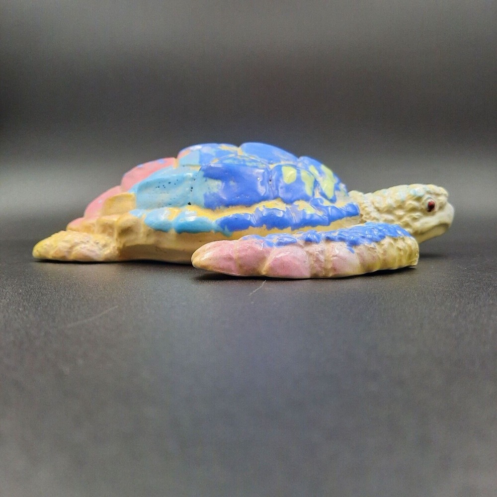 VTG Jim Rice Handcrafted Ceramic Sea Turtle Wall‎ Art Multicolored Glaze 1998 - Picture 3 of 7